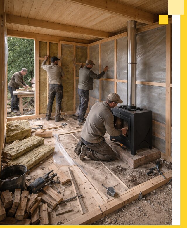 Профессиональный монтаж бань под ключ в Устях-Илимске для дома