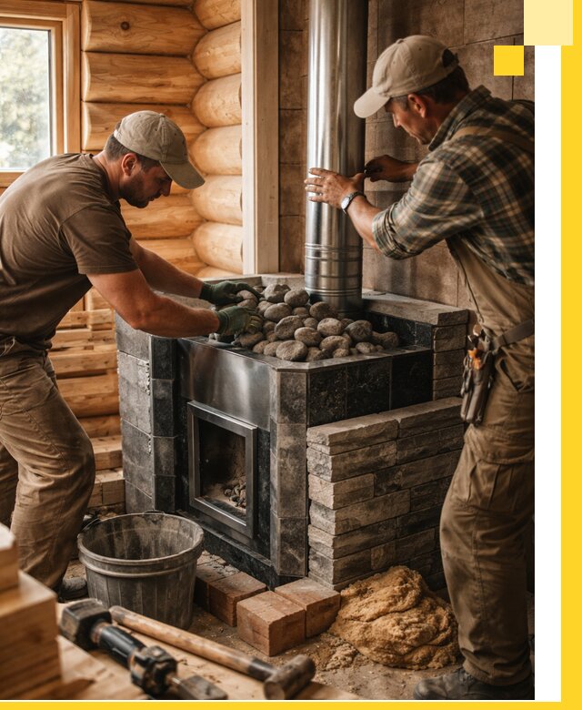 Строительство и отделка русских бань под ключ в Устях-Илимске