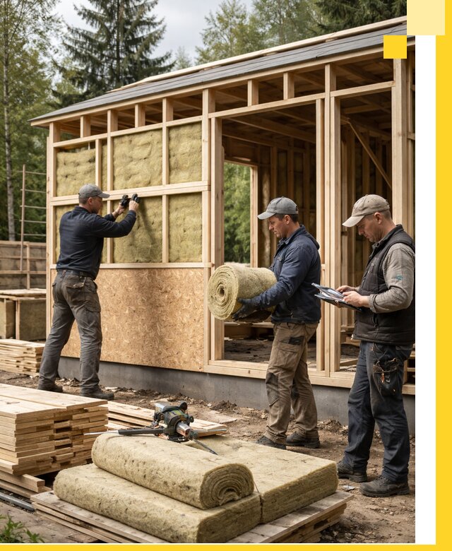 Проектирование и строительство каркасных бань в Устях-Илимске под ключ