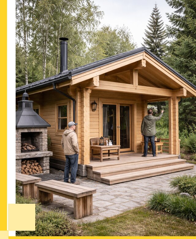 Деревянные бани под ключ в Устях-Илимске от 468000 р. | ЭриданСть