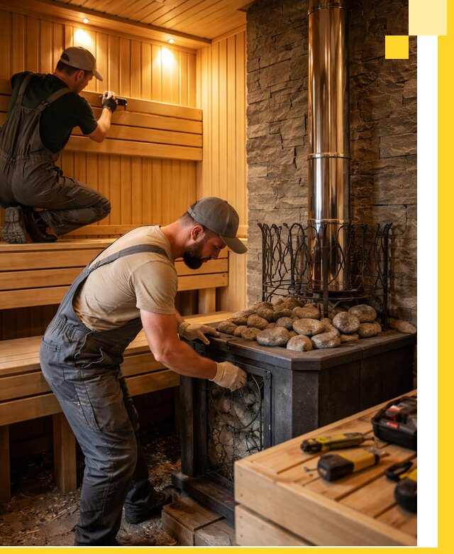 Комплексный дизайн бань, саун и зон отдыха в Устях-Илимске