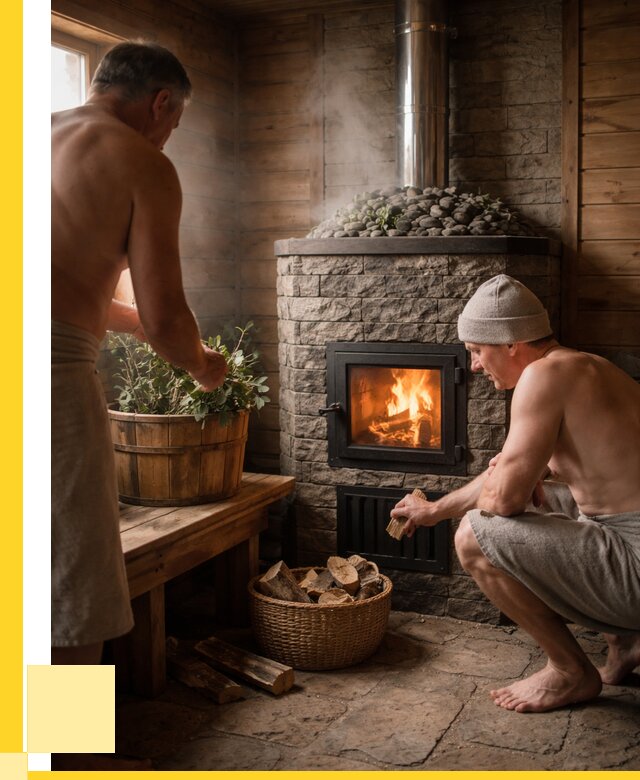 Банные печи под ключ в Устях-Илимске от 46800 р. | ЭриданСть кирпичная