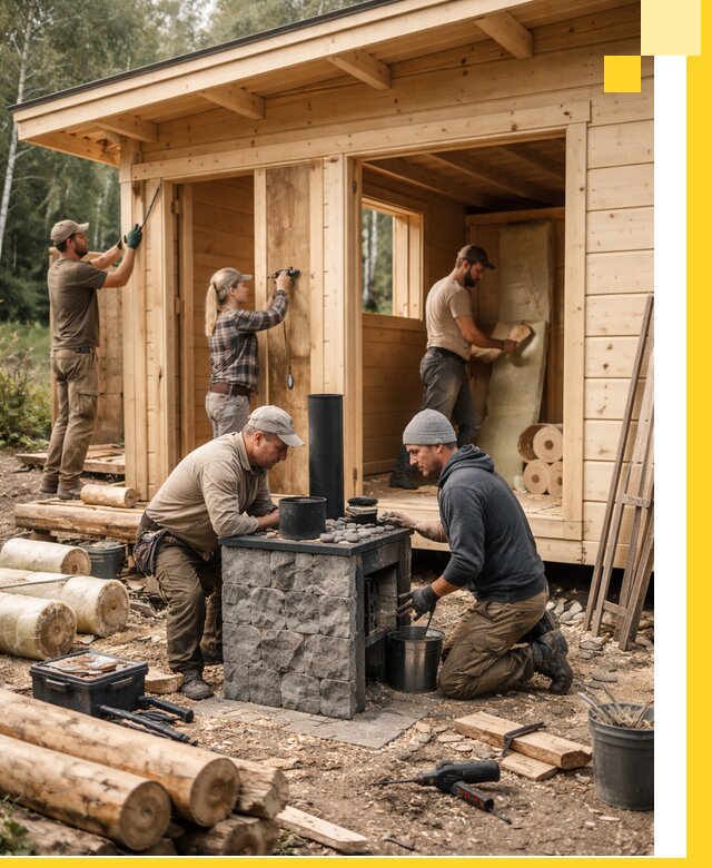 Купить баню под ключ в Устях-Илимске строительство монтаж отделка