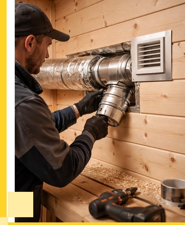 Монтаж вентиляции бани в Устях-Илимске от 12480 р. | ЭриданСть