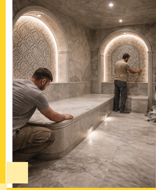 Турецкие бани под ключ в Устях-Илимске от 260000 р. | ЭриданСть