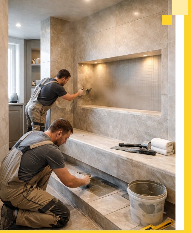 Профессиональное строительство хамама в квартире в Устях-Илимске