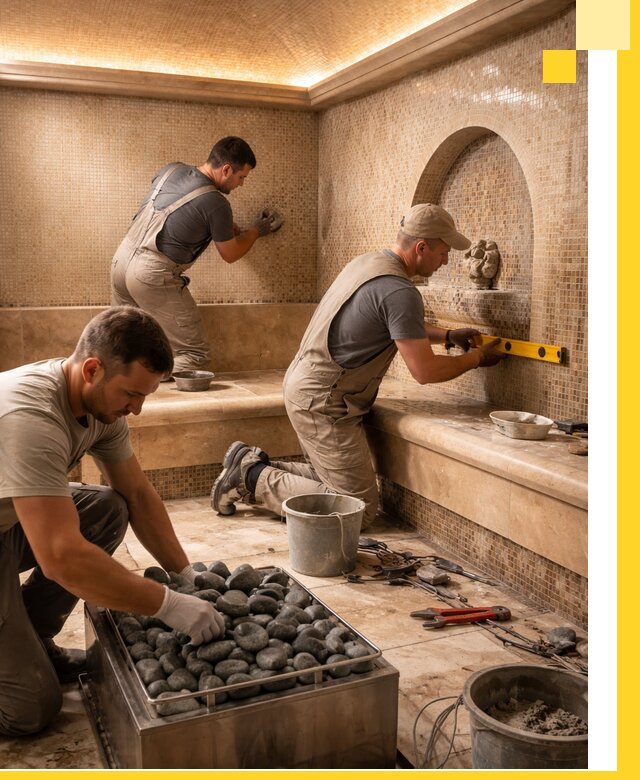 Проектирование и строительство хамама и сауны в Устях-Илимске