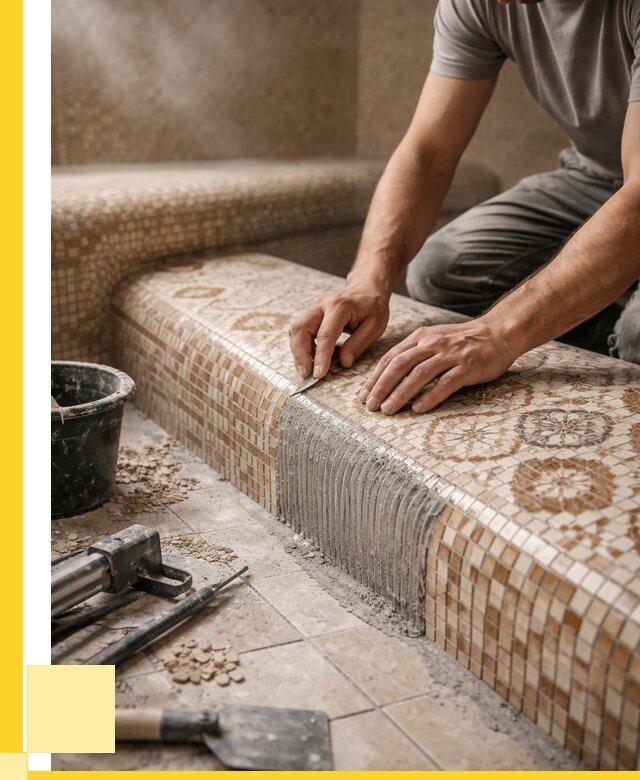 Плитка для хамама под ключ в Устях-Илимске от 3640 р. | ЭриданСть